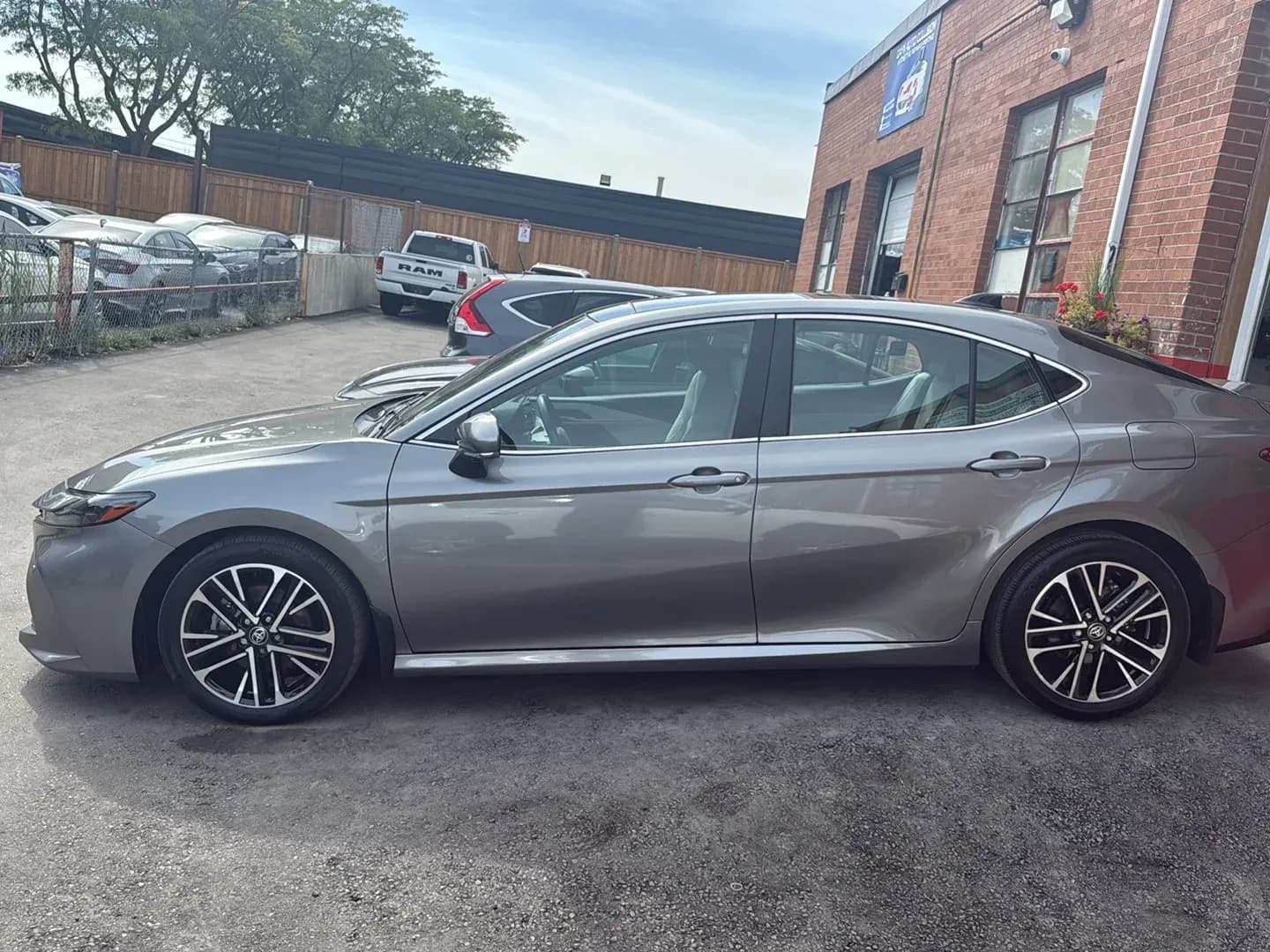 Toyota Camry complete driver side damage repaired