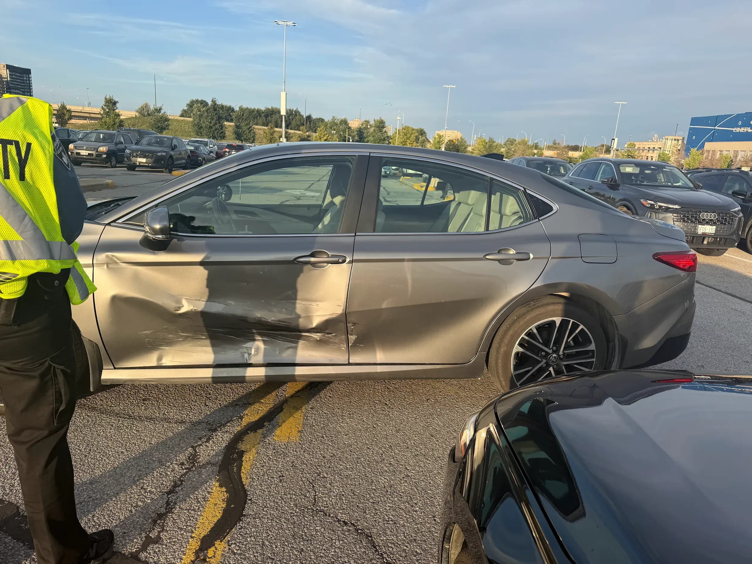 Toyota Camry complete driver side damage