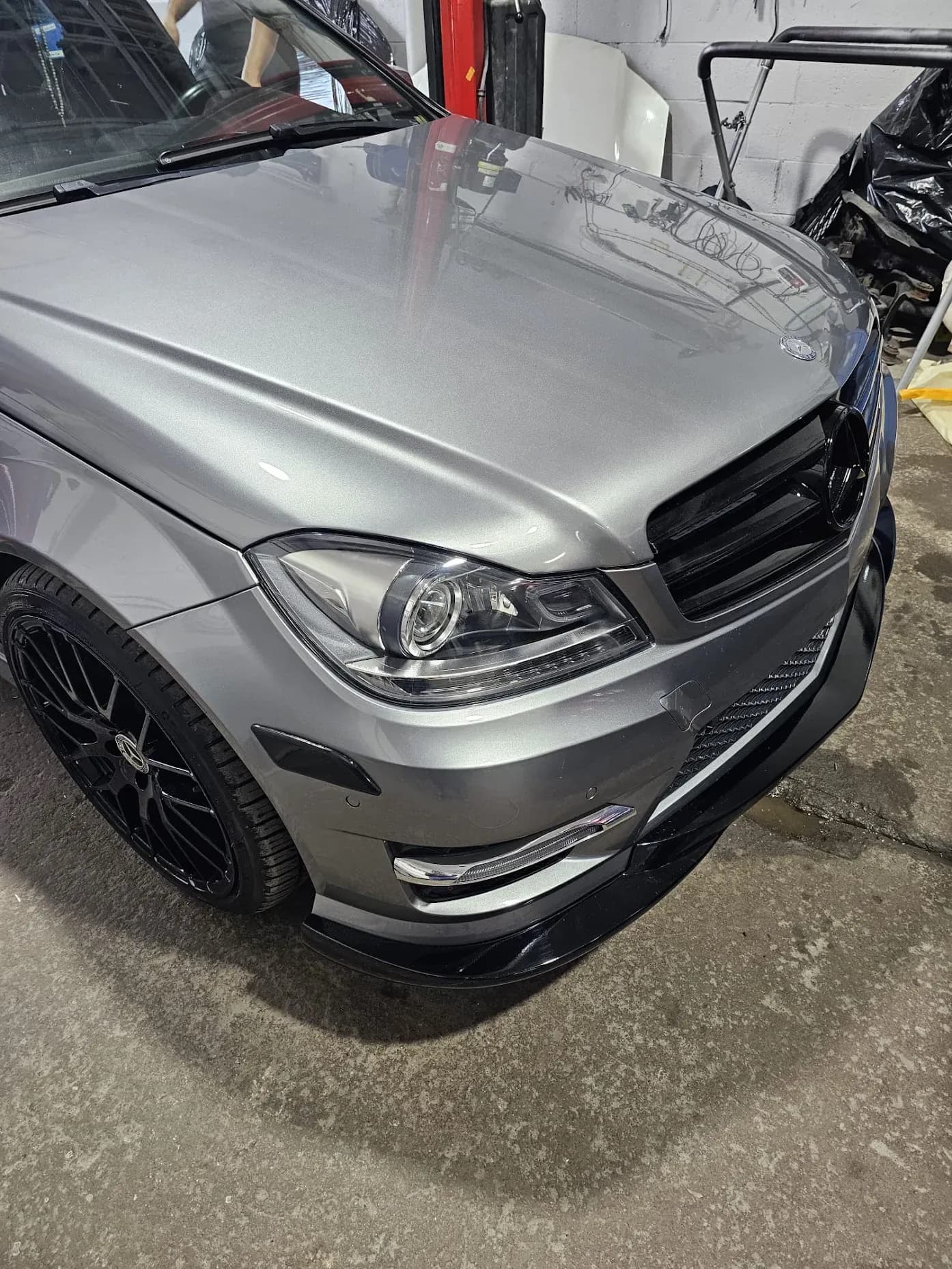 Front bumper & quarter panel repair after repair