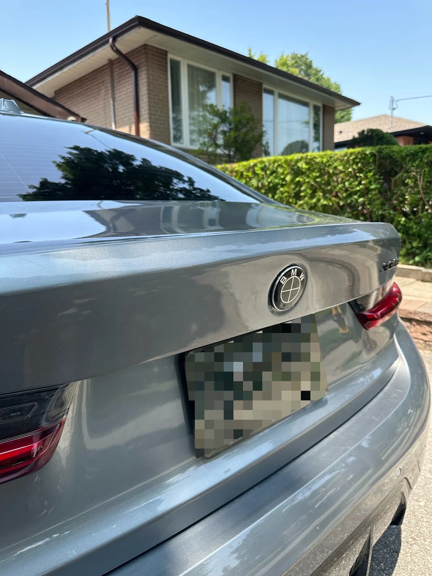 Trunk lid dent repair after repair